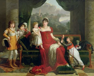 The Duchess of Feltre and Her Children